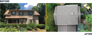 Tolland, CT Roof Before and After