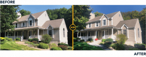 Tolland, CT Roof Before and After