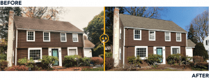 Roof Replacement Before and After West Hartford, CT